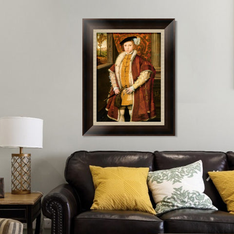 INVIN ART Framed Canvas Art Giclee Print Series#026 by Hans Holbein the Younger Wall Art Living Room Home Office Decorations