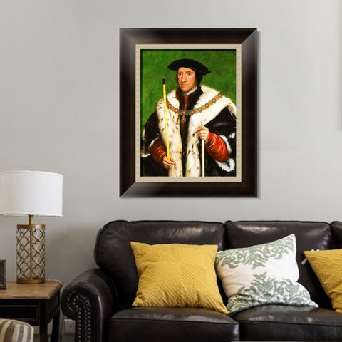 INVIN ART Framed Canvas Art Giclee Print Series#031 by Hans Holbein the Younger Wall Art Living Room Home Office Decorations