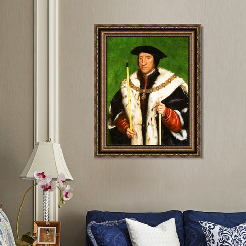 INVIN ART Framed Canvas Art Giclee Print Series#031 by Hans Holbein the Younger Wall Art Living Room Home Office Decorations