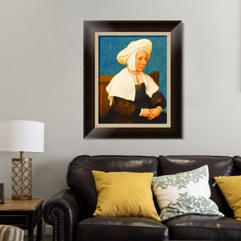 INVIN ART Framed Canvas Art Giclee Print Series#033 by Hans Holbein the Younger Wall Art Living Room Home Office Decorations