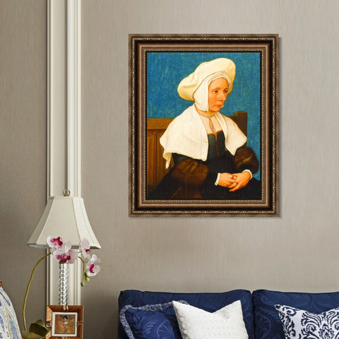 INVIN ART Framed Canvas Art Giclee Print Series#033 by Hans Holbein the Younger Wall Art Living Room Home Office Decorations