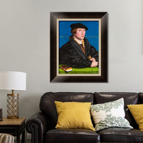 INVIN ART Framed Canvas Art Giclee Print Series#034 by Hans Holbein the Younger Wall Art Living Room Home Office Decorations