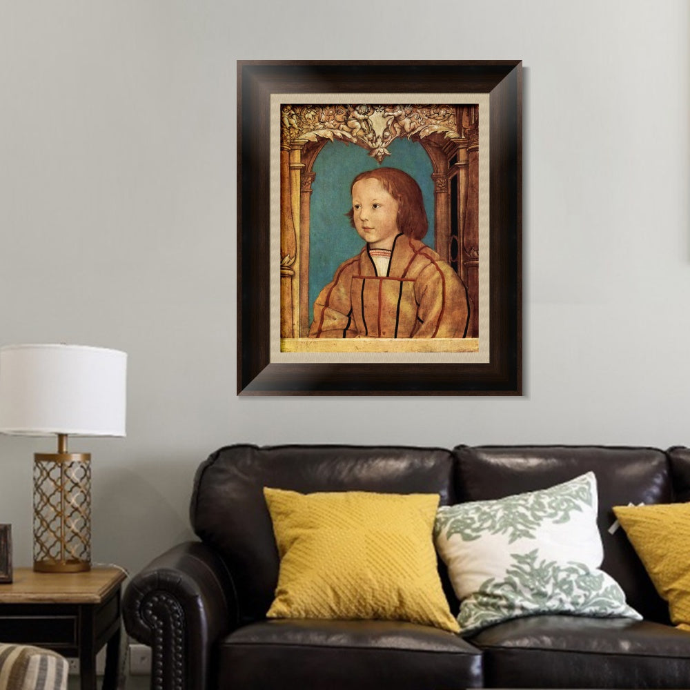 INVIN ART Framed Canvas Art Giclee Print Series#037 by Hans Holbein the Younger Wall Art