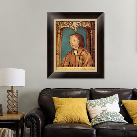 INVIN ART Framed Canvas Art Giclee Print Series#037 by Hans Holbein the Younger Wall Art Living Room Home Office Decorations