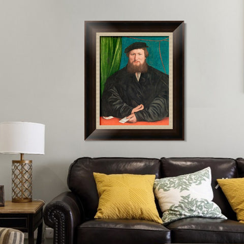 INVIN ART Framed Canvas Art Giclee Print Series#038 by Hans Holbein the Younger Wall Art Living Room Home Office Decorations