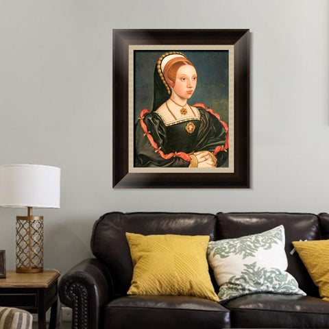 INVIN ART Framed Canvas Art Giclee Print Series#042 by Hans Holbein the Younger Wall Art Living Room Home Office Decorations