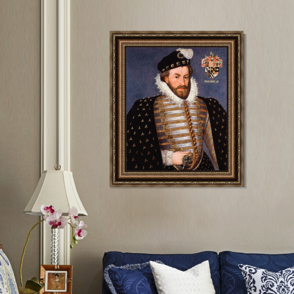 INVIN ART Framed Canvas Art Giclee Print Series#043 by Hans Holbein the Younger Wall Art