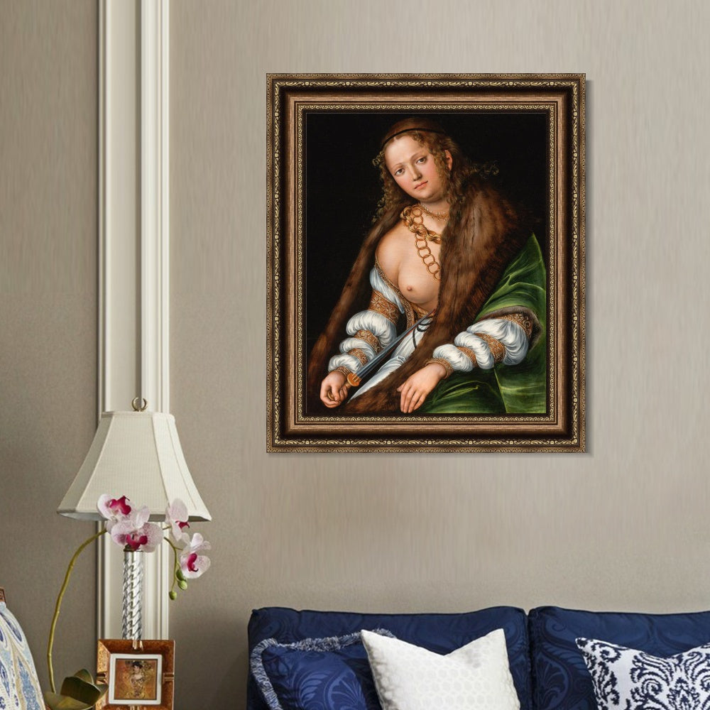 INVIN ART Framed Canvas Art Giclee Print Series#044 by Hans Holbein the Younger Wall Art