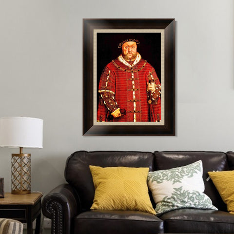 INVIN ART Framed Canvas Art Giclee Print Series#047 by Hans Holbein the Younger Wall Art Living Room Home Office Decorations