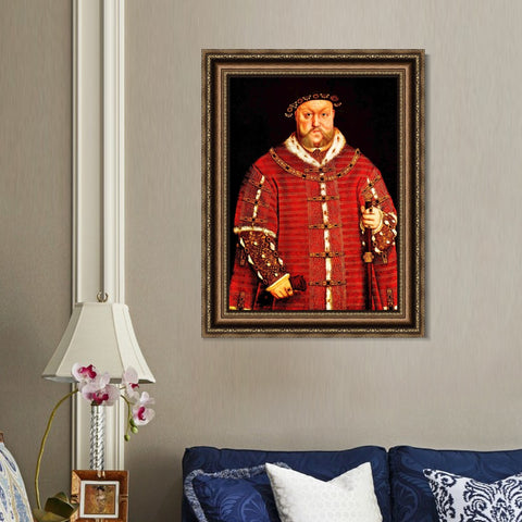 INVIN ART Framed Canvas Art Giclee Print Series#047 by Hans Holbein the Younger Wall Art Living Room Home Office Decorations