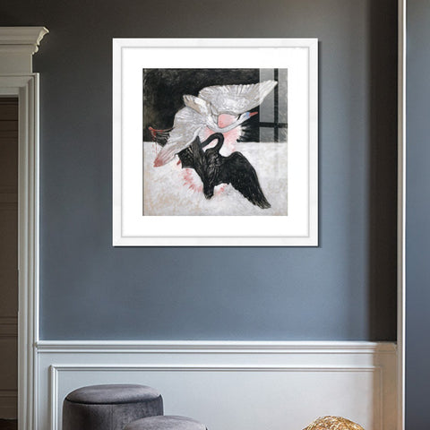 INVIN ART Framed Canvas Giclee Print Art Series#002 by Hilma Af Klint Wall Art Living Room Home Office Decorations