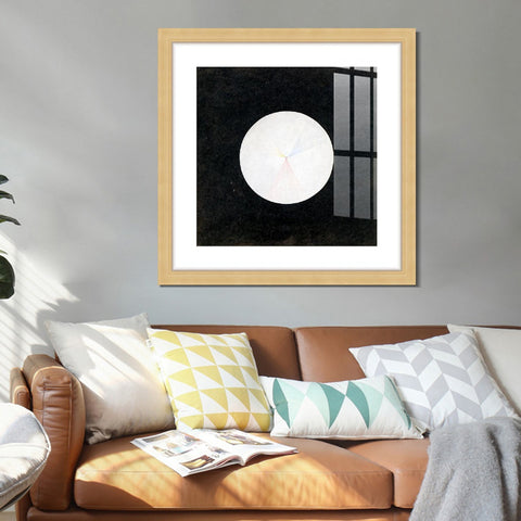 INVIN ART Framed Canvas Giclee Print Art Series#003 by Hilma Af Klint Wall Art Living Room Home Office Decorations