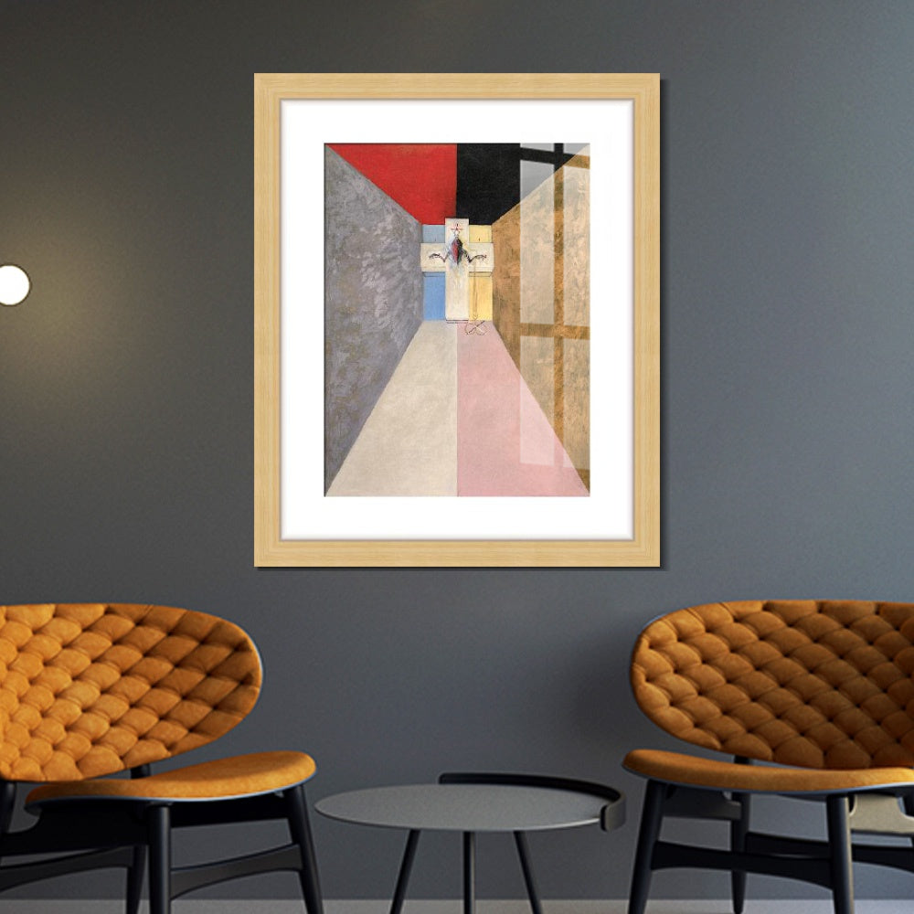 INVIN ART Framed Canvas Giclee Print Art Series#004 by Hilma Af Klint Wall Art Living Room Home Office Decorations