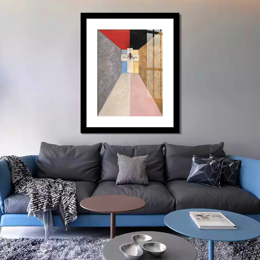 INVIN ART Framed Canvas Giclee Print Art Series#004 by Hilma Af Klint Wall Art Living Room Home Office Decorations