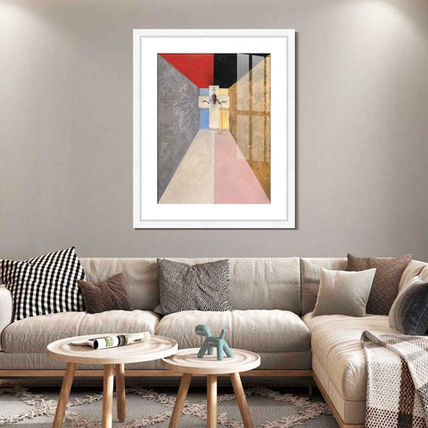 INVIN ART Framed Canvas Giclee Print Art Series#004 by Hilma Af Klint Wall Art Living Room Home Office Decorations