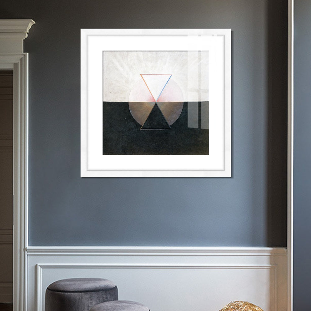 INVIN ART Framed Canvas Giclee Print Art Series#006 by Hilma Af Klint Wall Art