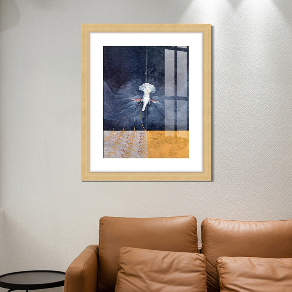 INVIN ART Framed Canvas Giclee Print Art Overview and Analysis by Hilma Af Klint Wall Art