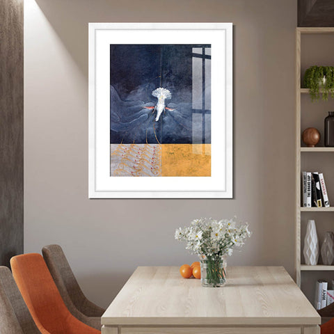 INVIN ART Framed Canvas Giclee Print Art Overview and Analysis by Hilma Af Klint Wall Art Living Room Home Office Decorations