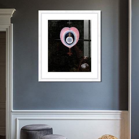INVIN ART Framed Canvas Giclee Print Art The Gorgeous Daily by Hilma Af Klint Wall Art Living Room Home Office Decorations