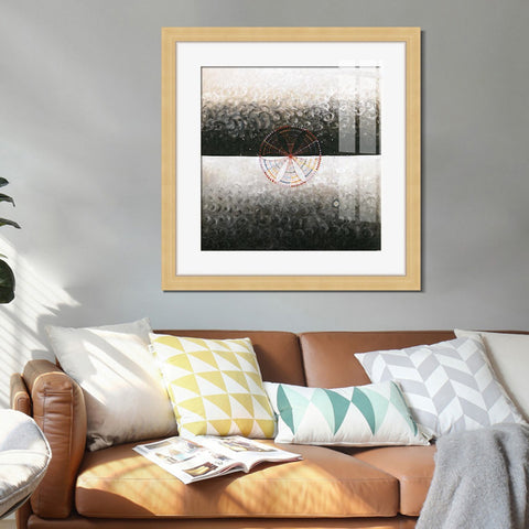 INVIN ART Framed Canvas Giclee Print Art Series#014 by Hilma Af Klint Wall Art Living Room Home Office Decorations