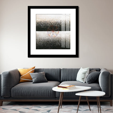 INVIN ART Framed Canvas Giclee Print Art Series#014 by Hilma Af Klint Wall Art Living Room Home Office Decorations