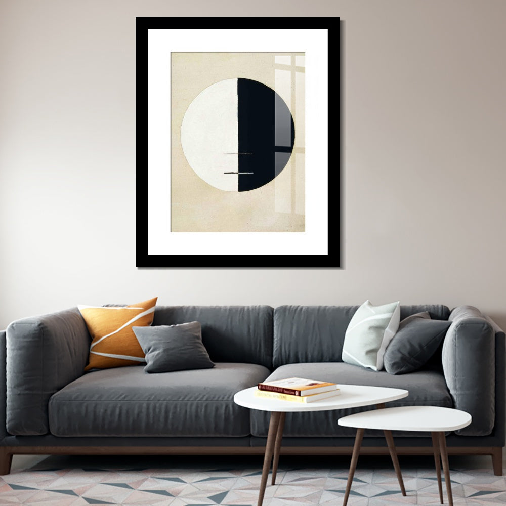 INVIN ART Framed Canvas Giclee Print Art Buddha's Standpoint Earthly Life by Hilma Af Klint Wall Art