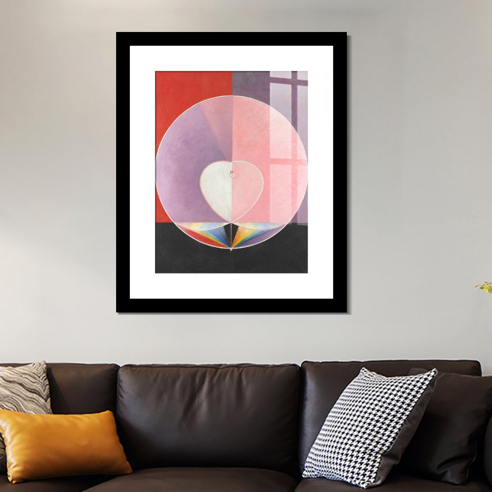 INVIN ART Framed Print Canvas Giclee Art Doves No.2,1915 by Hilma Af Klint Wall Art Office
