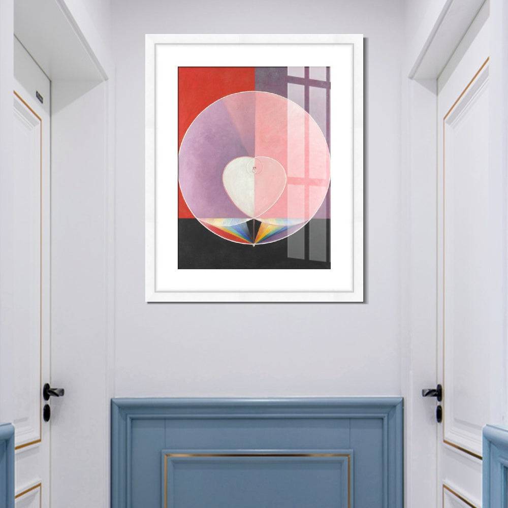 INVIN ART Framed Print Canvas Giclee Art Doves No.2,1915 by Hilma Af Klint Wall Art Office