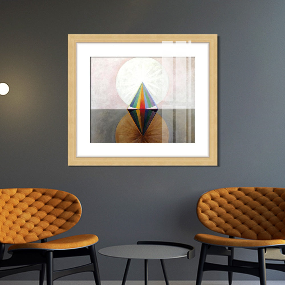 INVIN ART Framed Print Canvas Giclee Art Group Ix Swan No 12,1915 by Hilma Af Klint Wall Art Office