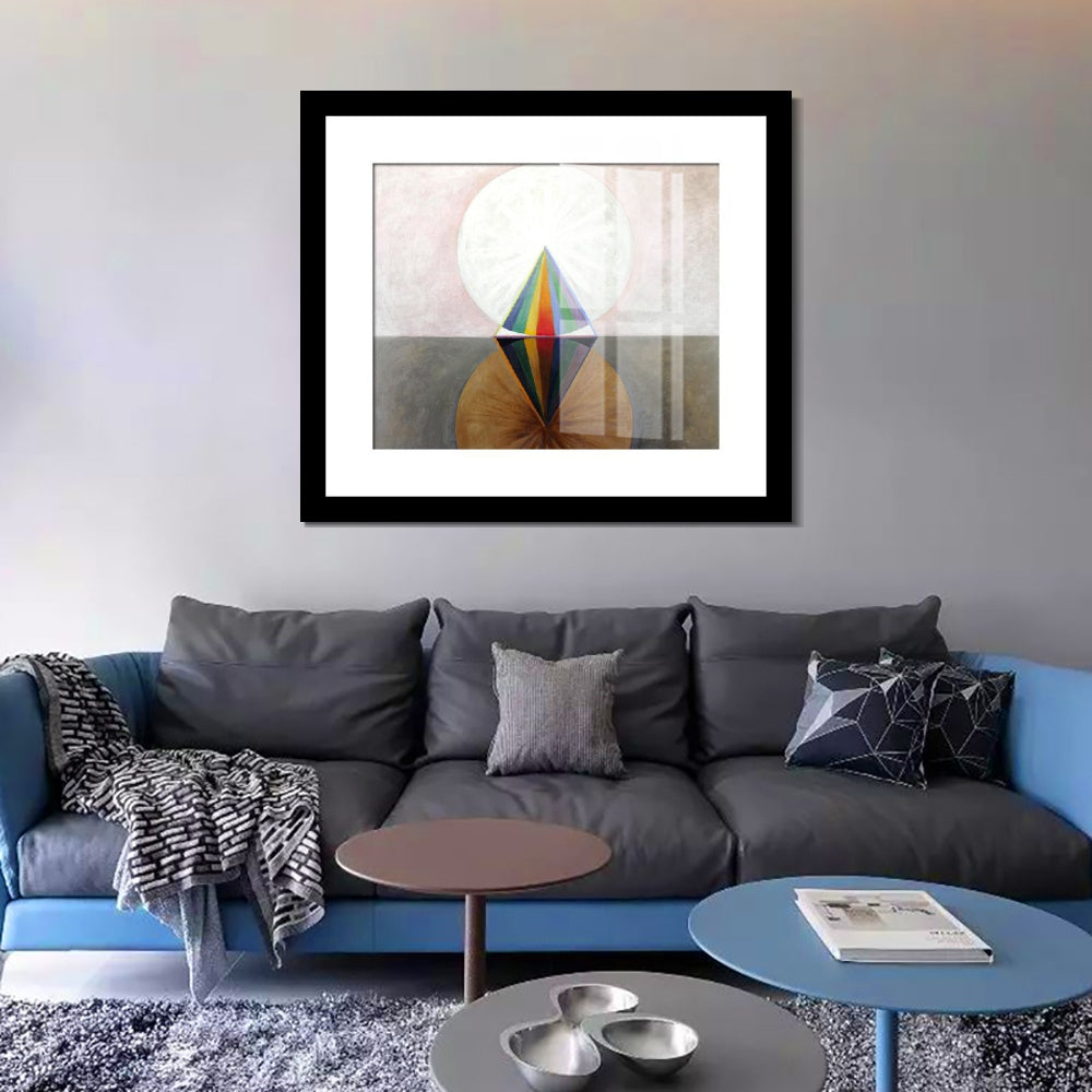 INVIN ART Framed Print Canvas Giclee Art Group Ix Swan No 12,1915 by Hilma Af Klint Wall Art Office