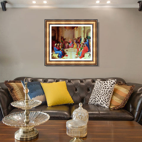 INVIN ART Framed Canvas Art Giclee Print Series#010 by Jean Auguste Dominique Ingres Wall Art Living Room Home Office Decorations