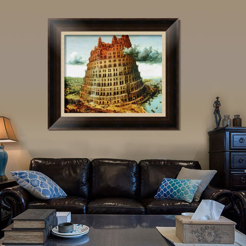 INVIN ART Framed Canvas Art Giclee Print Margaret, the Artist's Wife by Jan Van Eyck Wall Art Living Room Home Office Decorations