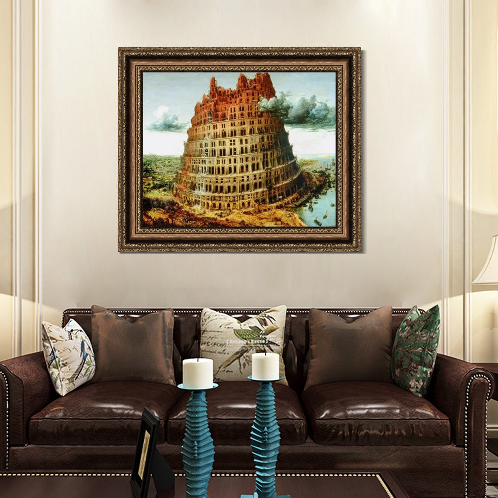 INVIN ART Framed Canvas Art Giclee Print Margaret, the Artist's Wife by Jan Van Eyck Wall Art
