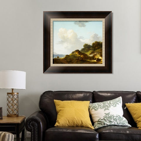 INVIN ART Framed Canvas Art Giclee Print Lyon Honorary Rock Hotel by Jean Honore Fragonard Wall Art Living Room Home Office Decorations
