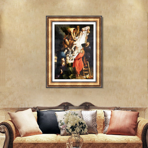 INVIN ART Framed Canvas Art Giclee Print Series#001 by Peter Paul Rubens Wall Art Living Room Home Office Decorations
