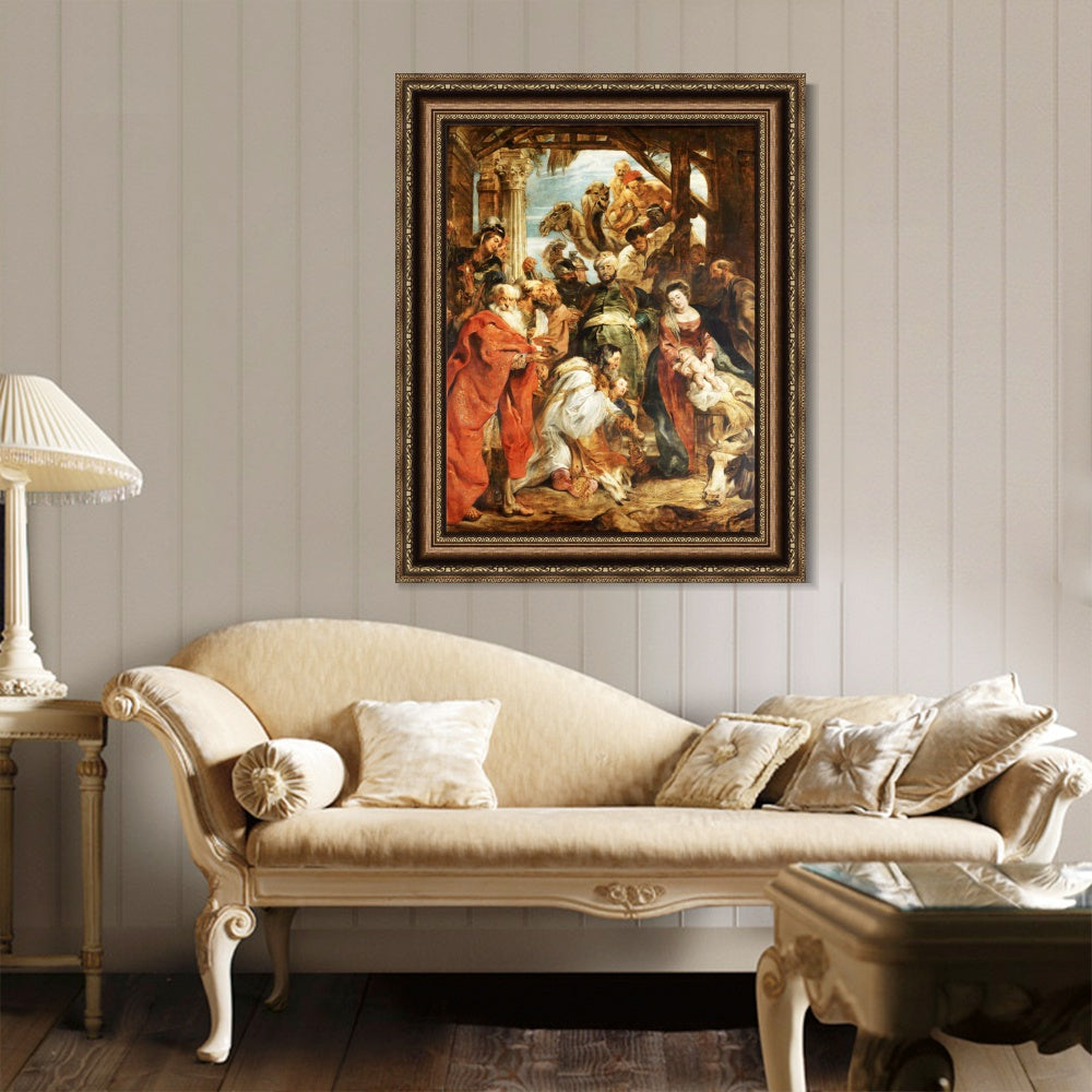 INVIN ART Framed Canvas Art Giclee Print Series#003 by Peter Paul Rubens Wall Art