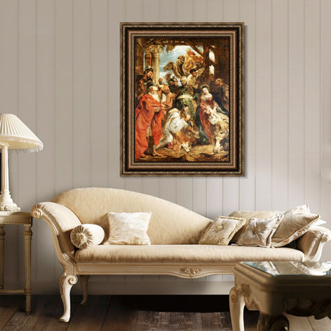 INVIN ART Framed Canvas Art Giclee Print Series#003 by Peter Paul Rubens Wall Art Living Room Home Office Decorations