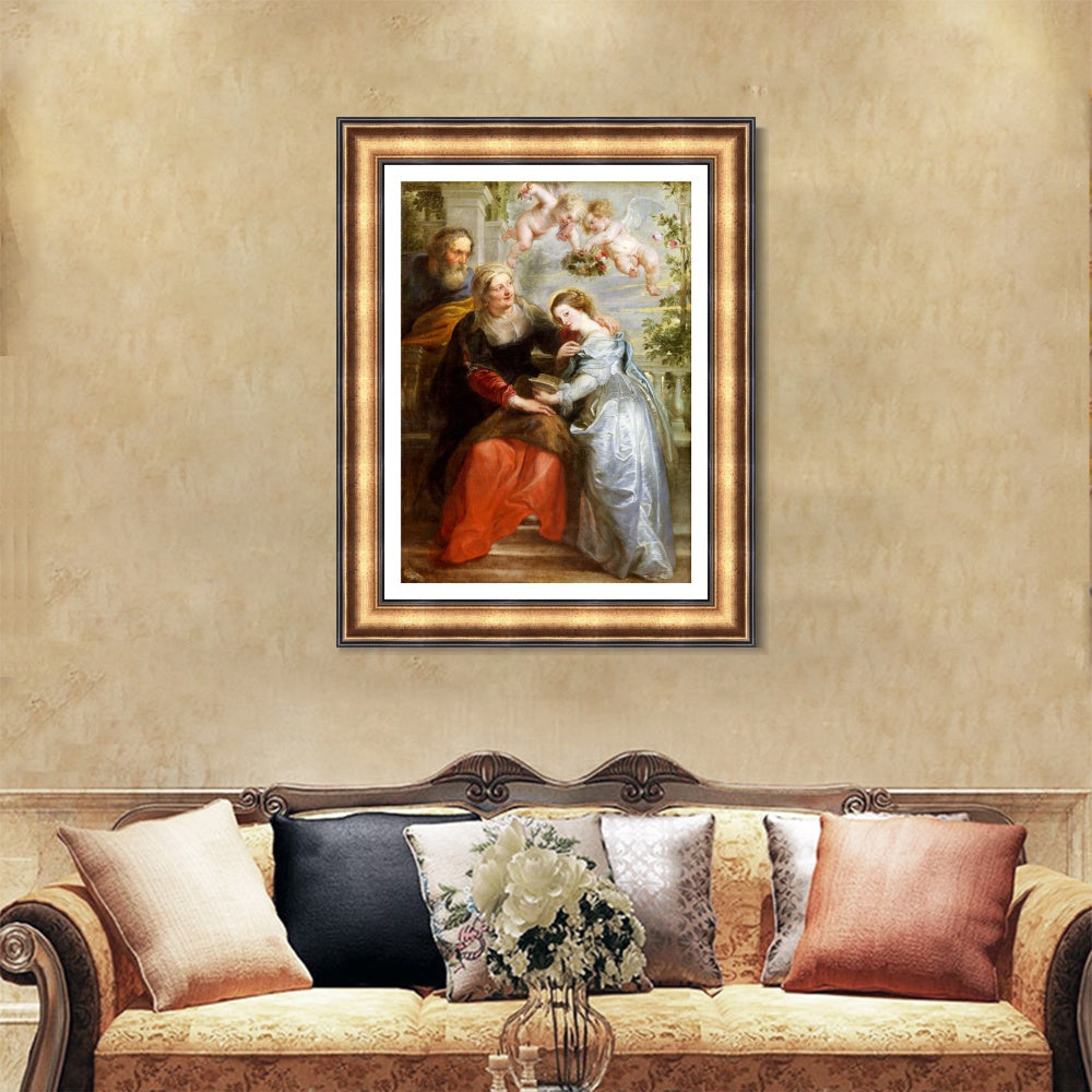 INVIN ART Framed Canvas Art Giclee Print Series#004 by Peter Paul Rubens Wall Art Living Room Home Office Decorations