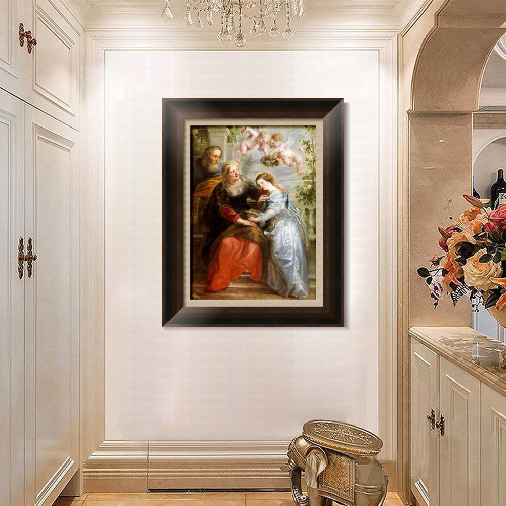 INVIN ART Framed Canvas Art Giclee Print Series#004 by Peter Paul Rubens Wall Art Living Room Home Office Decorations