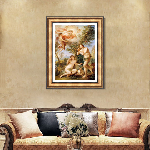 INVIN ART Framed Canvas Art Giclee Print Series#005 by Peter Paul Rubens Wall Art Living Room Home Office Decorations