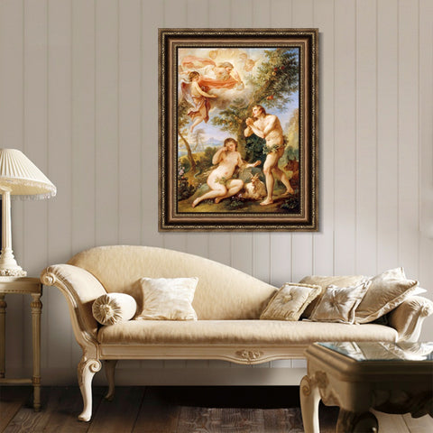 INVIN ART Framed Canvas Art Giclee Print Series#005 by Peter Paul Rubens Wall Art Living Room Home Office Decorations