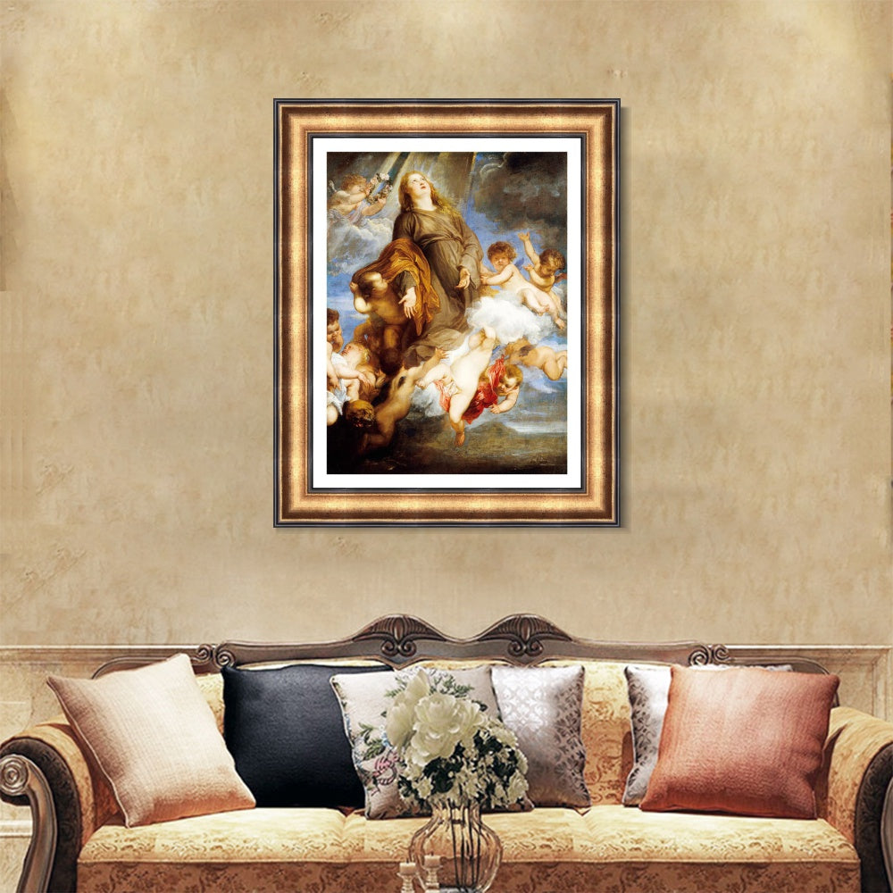 INVIN ART Framed Canvas Art Giclee Print Series#006 by Peter Paul Rubens Wall Art