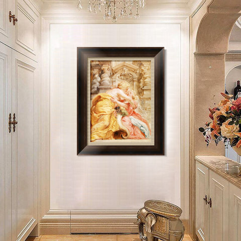 INVIN ART Framed Canvas Art Giclee Print Series#009 by Peter Paul Rubens Wall Art Living Room Home Office Decorations