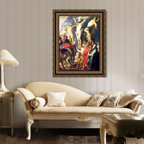 INVIN ART Framed Canvas Art Giclee Print Series#010 by Peter Paul Rubens Wall Art Living Room Home Office Decorations