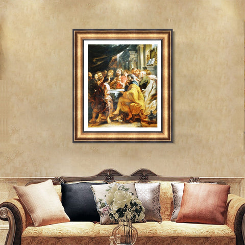 INVIN ART Framed Canvas Art Giclee Print Series#011 by Peter Paul Rubens Wall Art Living Room Home Office Decorations