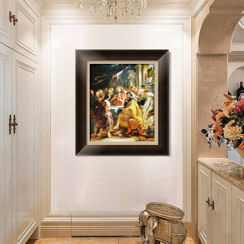INVIN ART Framed Canvas Art Giclee Print Series#011 by Peter Paul Rubens Wall Art Living Room Home Office Decorations