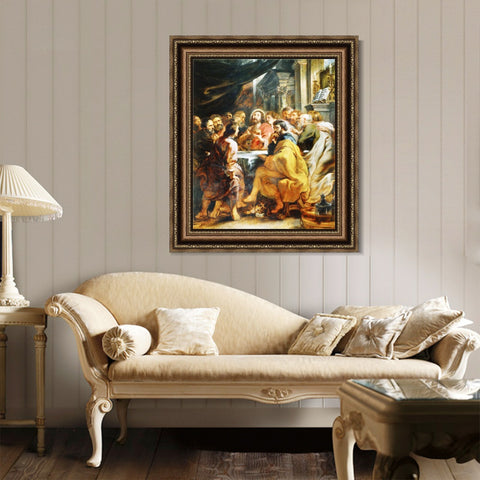 INVIN ART Framed Canvas Art Giclee Print Series#011 by Peter Paul Rubens Wall Art Living Room Home Office Decorations