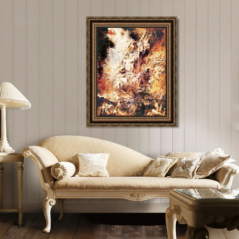 INVIN ART Framed Canvas Art Giclee Print Series#012 by Peter Paul Rubens Wall Art Living Room Home Office Decorations