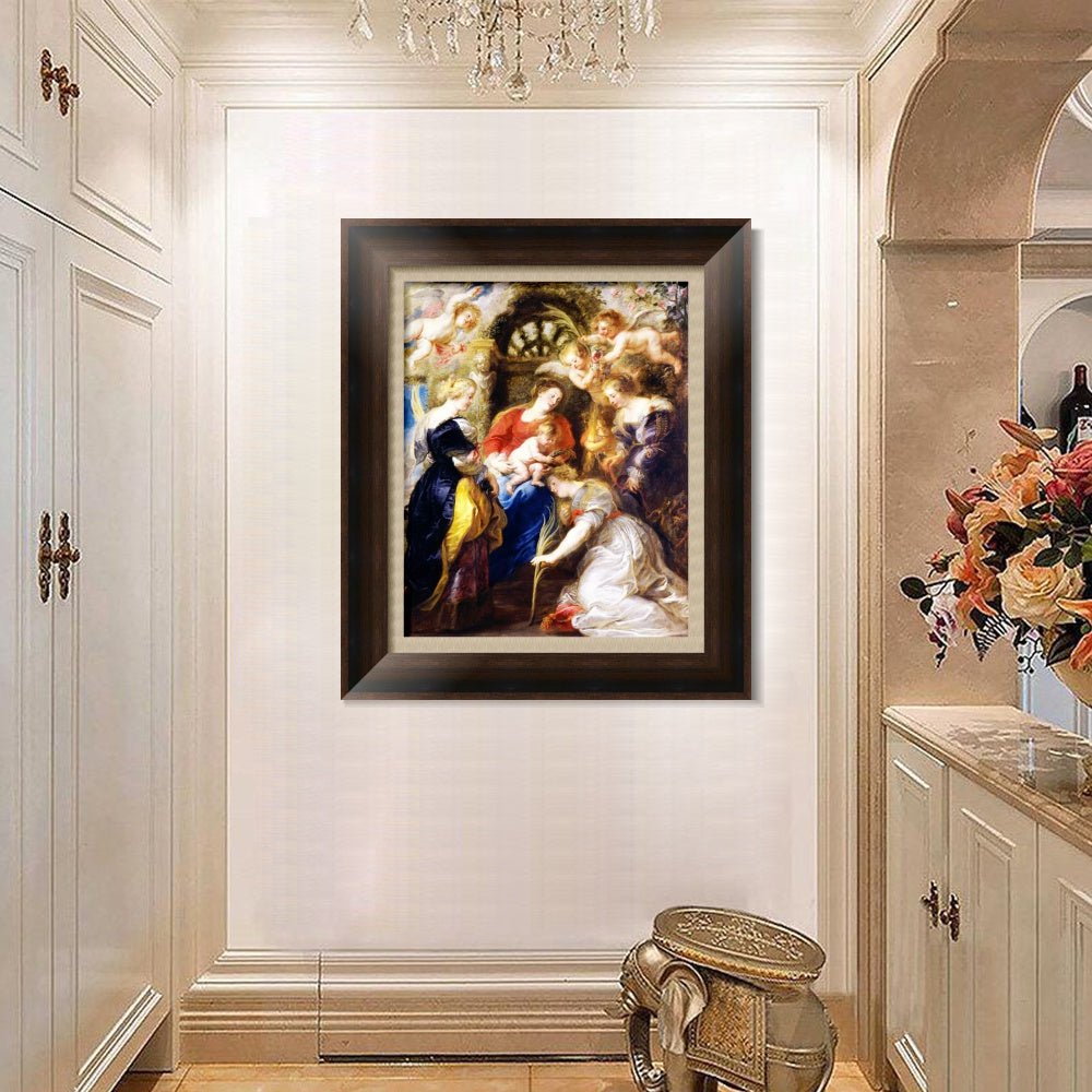 INVIN ART Framed Canvas Art Giclee Print Series#013 by Peter Paul Rubens Wall Art