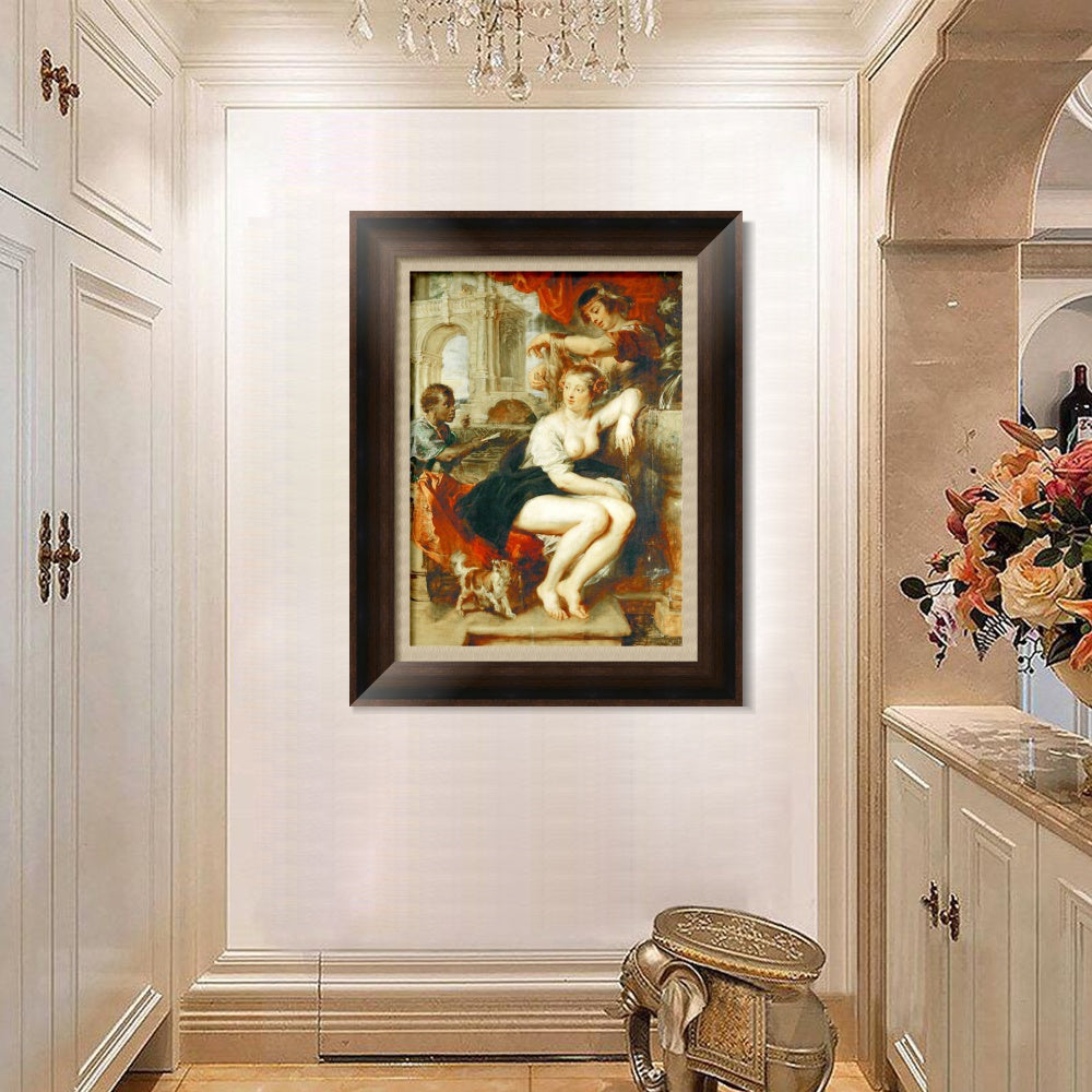 INVIN ART Framed Canvas Art Giclee Print Series#014 by Peter Paul Rubens Wall Art